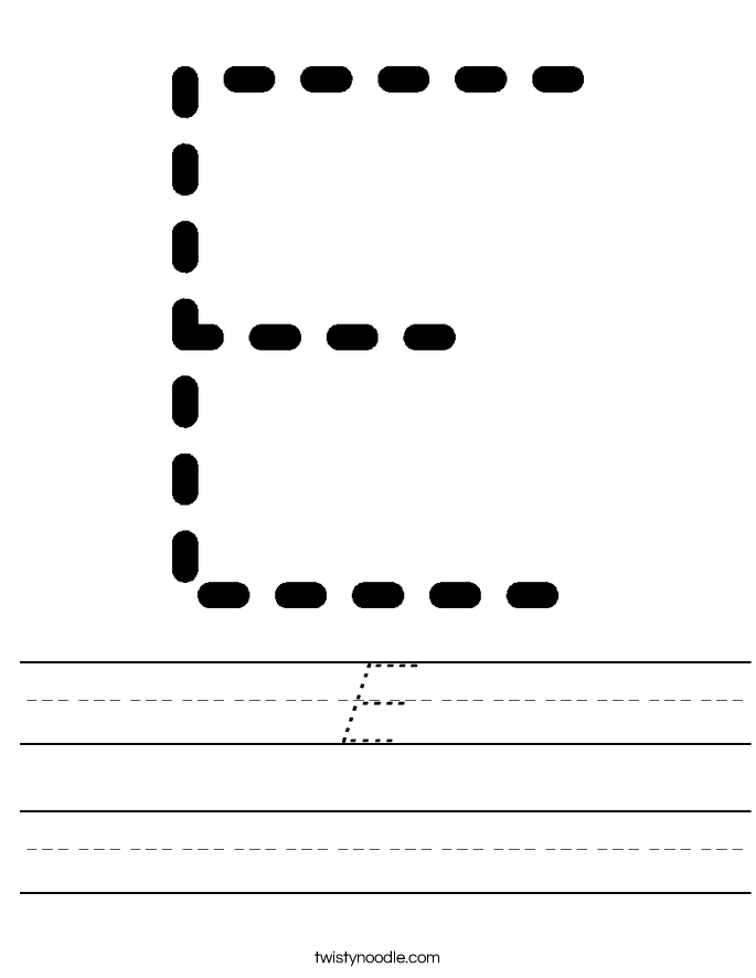 E Worksheet