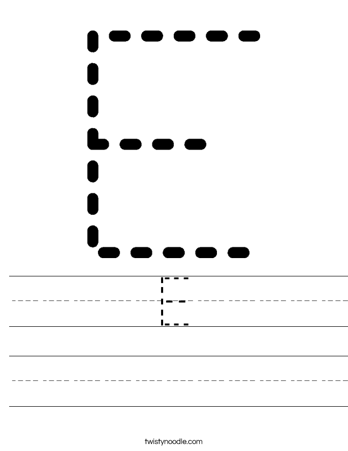 E Worksheet