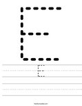 E Worksheet