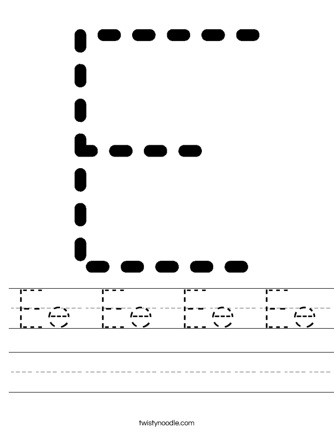 Ee Ee Ee Ee Worksheet