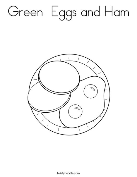 Green Eggs And Ham Printable Template Green Eggs And Ham Printable Template