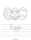 Eggs Worksheet