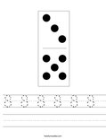 8 8 8 8 8 8  Worksheet
