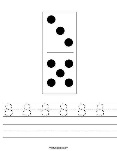Domino Eight Worksheet