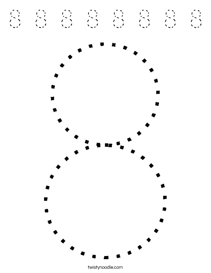 8 8 8 8 8 8 8 8 Coloring Page