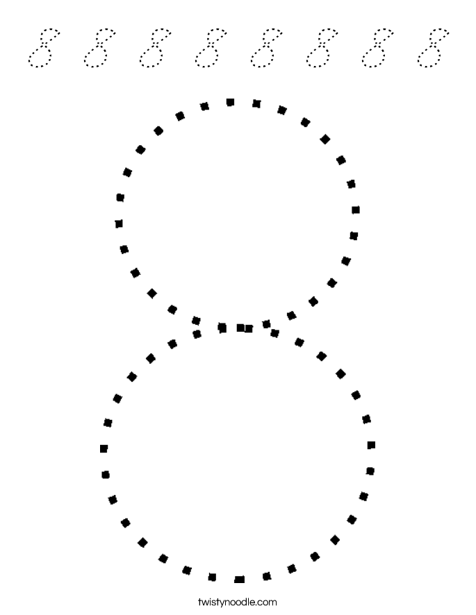 8 8 8 8 8 8 8 8 Coloring Page
