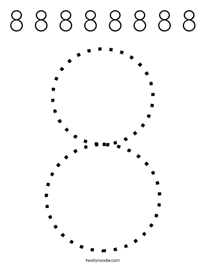 8 8 8 8 8 8 8 8 Coloring Page
