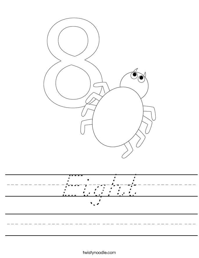 Eight Worksheet