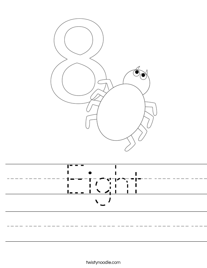 Eight Worksheet