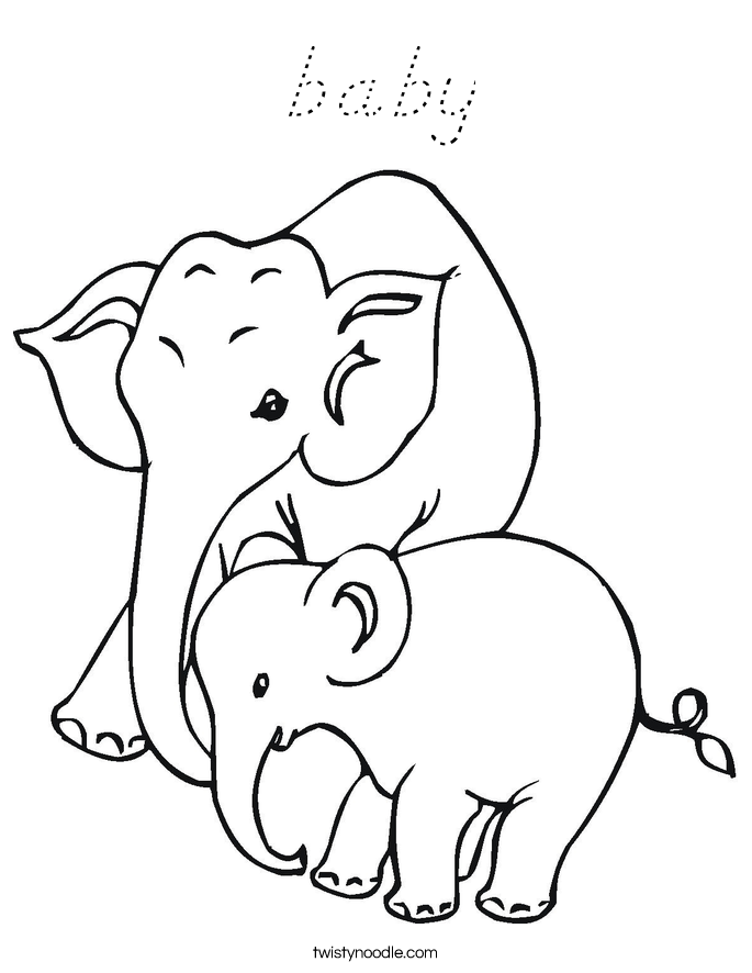 baby Coloring Page