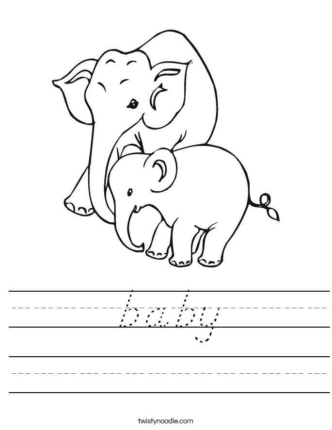 baby Worksheet