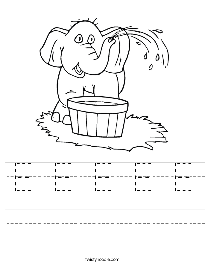 E E E E E Worksheet