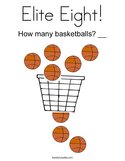 Elite Eight Coloring Page
