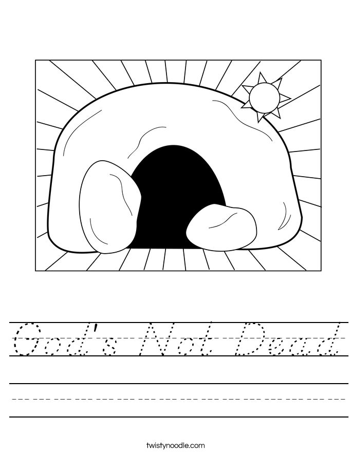 God's Not Dead Worksheet