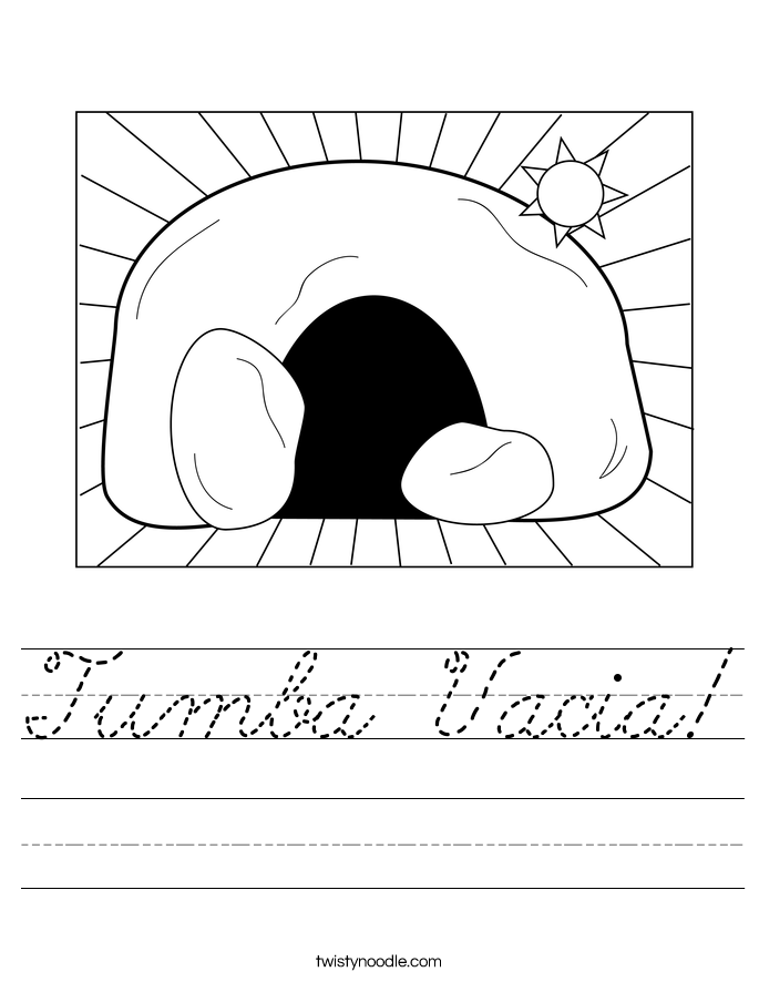 Tumba Vacia! Worksheet