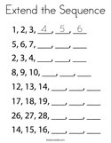 Extend the Sequence Coloring Page