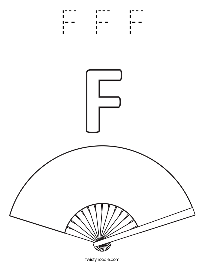 F F F Coloring Page