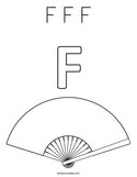 F F F Coloring Page