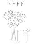 F F F F  Coloring Page