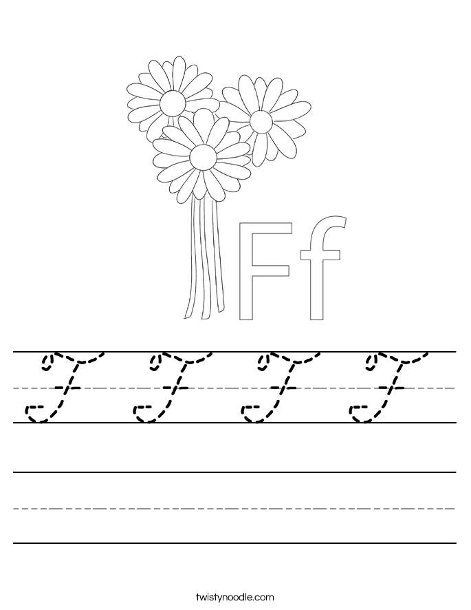 F F F F  Worksheet