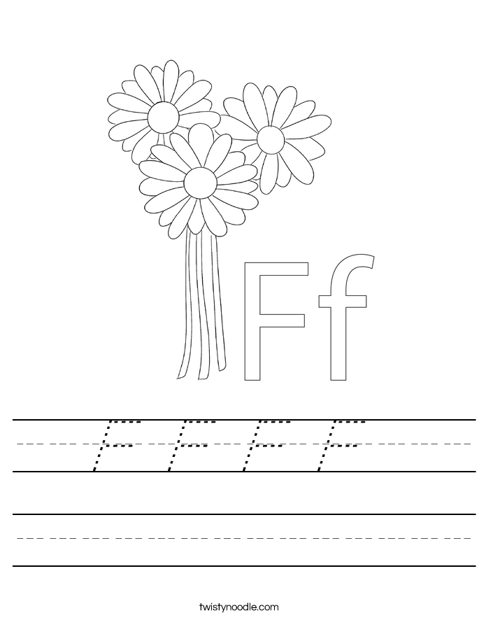 F F F F  Worksheet