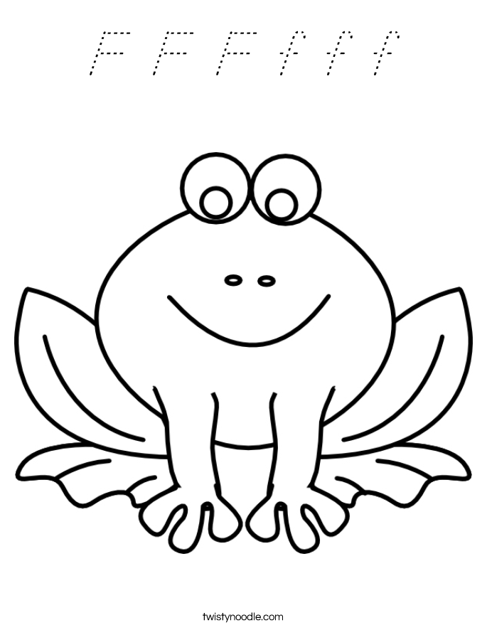 F F F f f f Coloring Page