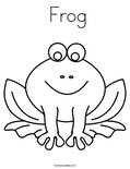  Frog Coloring Page