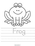  Frog Worksheet