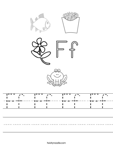 F is for Worksheet