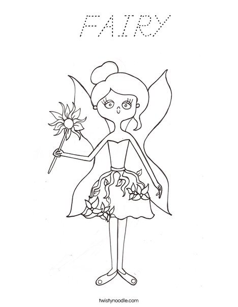 Fairy by Melissa Coloring Page