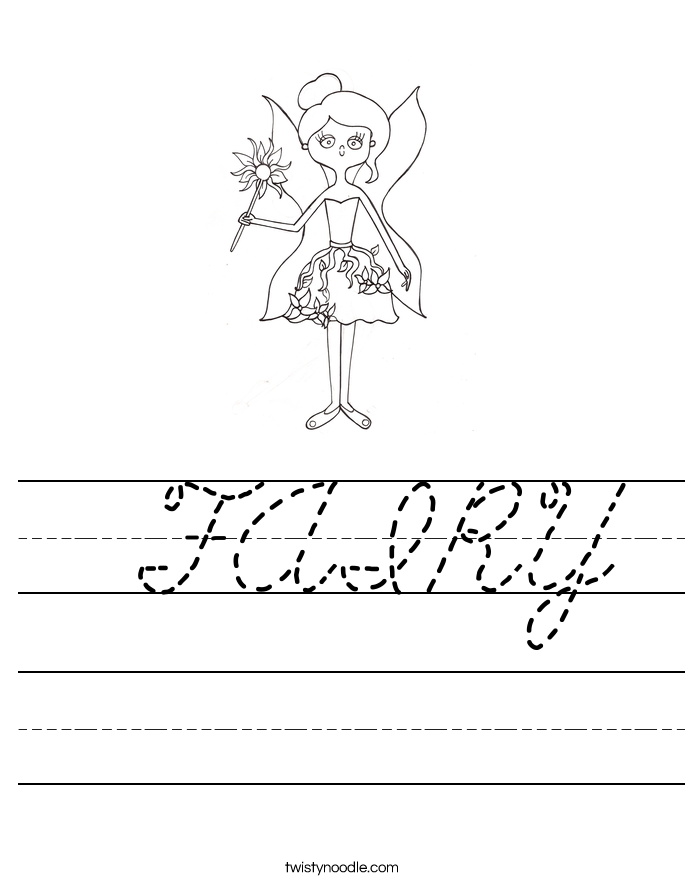  FAIRY Worksheet
