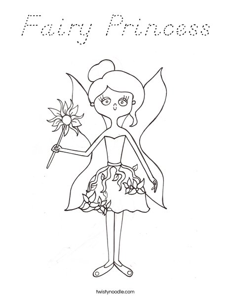 Fairy by Melissa Coloring Page