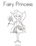 Fairy Princess Coloring Page