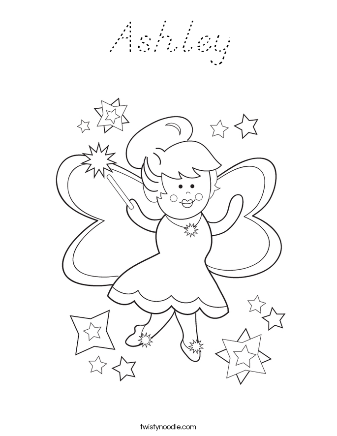 Ashley Coloring Page