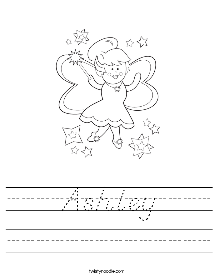 Ashley Worksheet