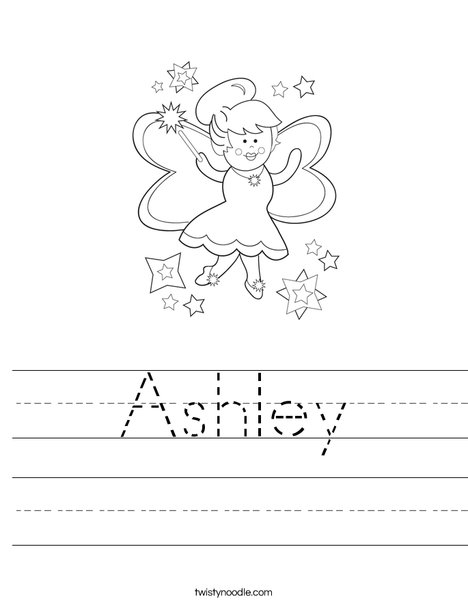 Fairy Worksheet