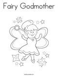 Fairy GodmotherColoring Page