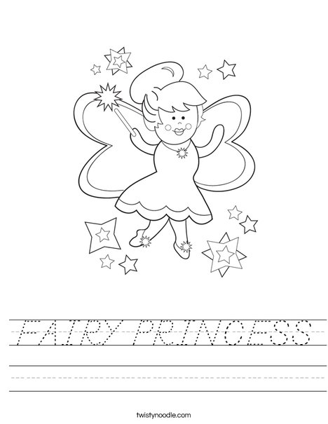 Fairy Worksheet