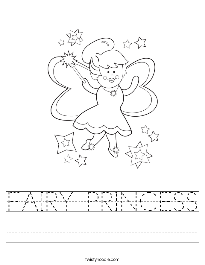 FAIRY PRINCESS Worksheet