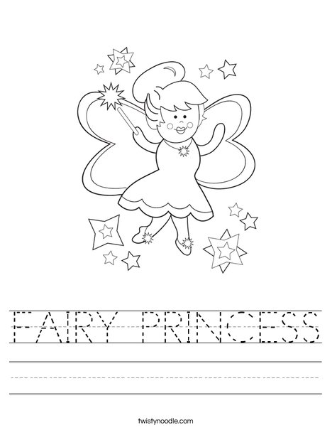 Fairy Worksheet