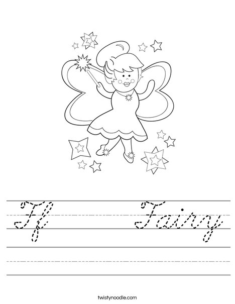 Fairy Worksheet