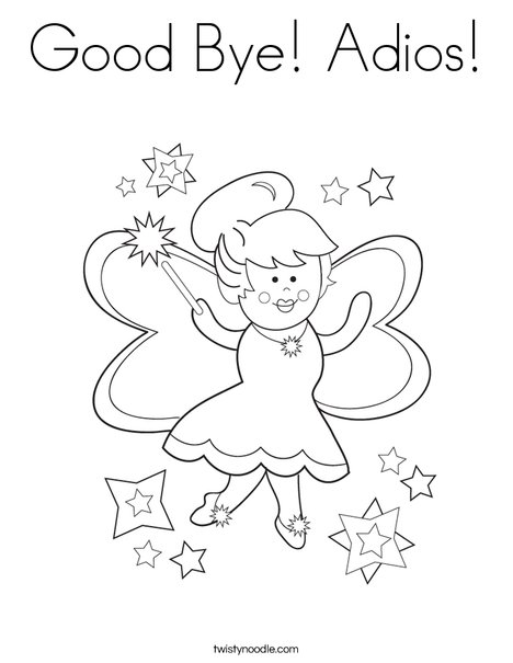Fairy Coloring Page