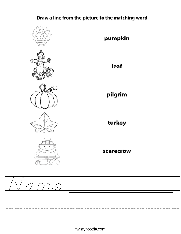 Name __________ Worksheet