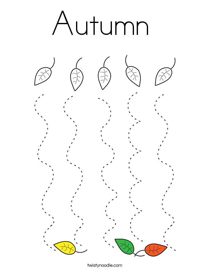 Autumn  Coloring Page