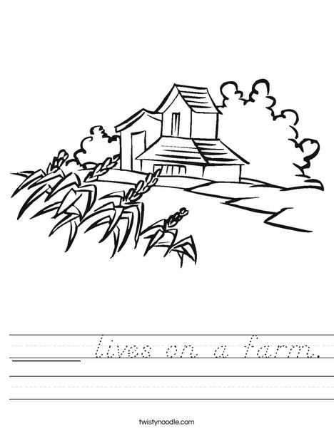Farm Worksheet