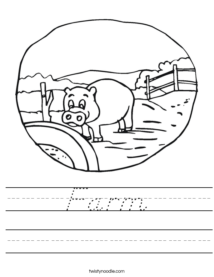 Farm Worksheet