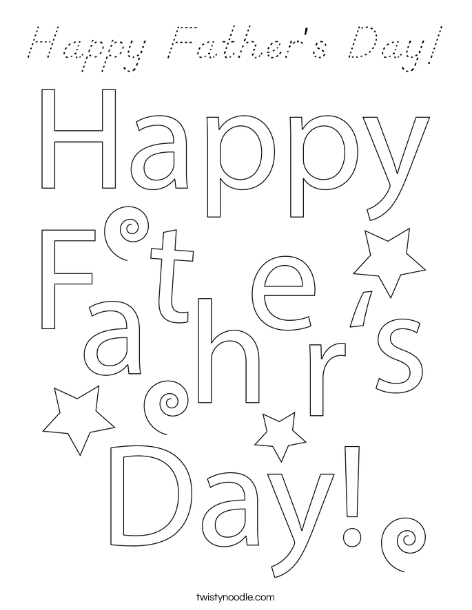 Happy Father's Day! Coloring Page