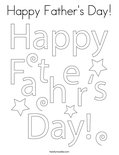 Happy Father's Day! Coloring Page