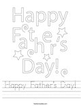 Happy Father's Day! Worksheet