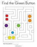 Find the Green Button Coloring Page